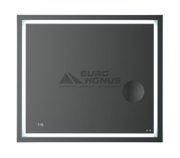 AM.PM Зеркало с LED подсветкой, часами и косметическим зеркалом M91AMOX0803WG